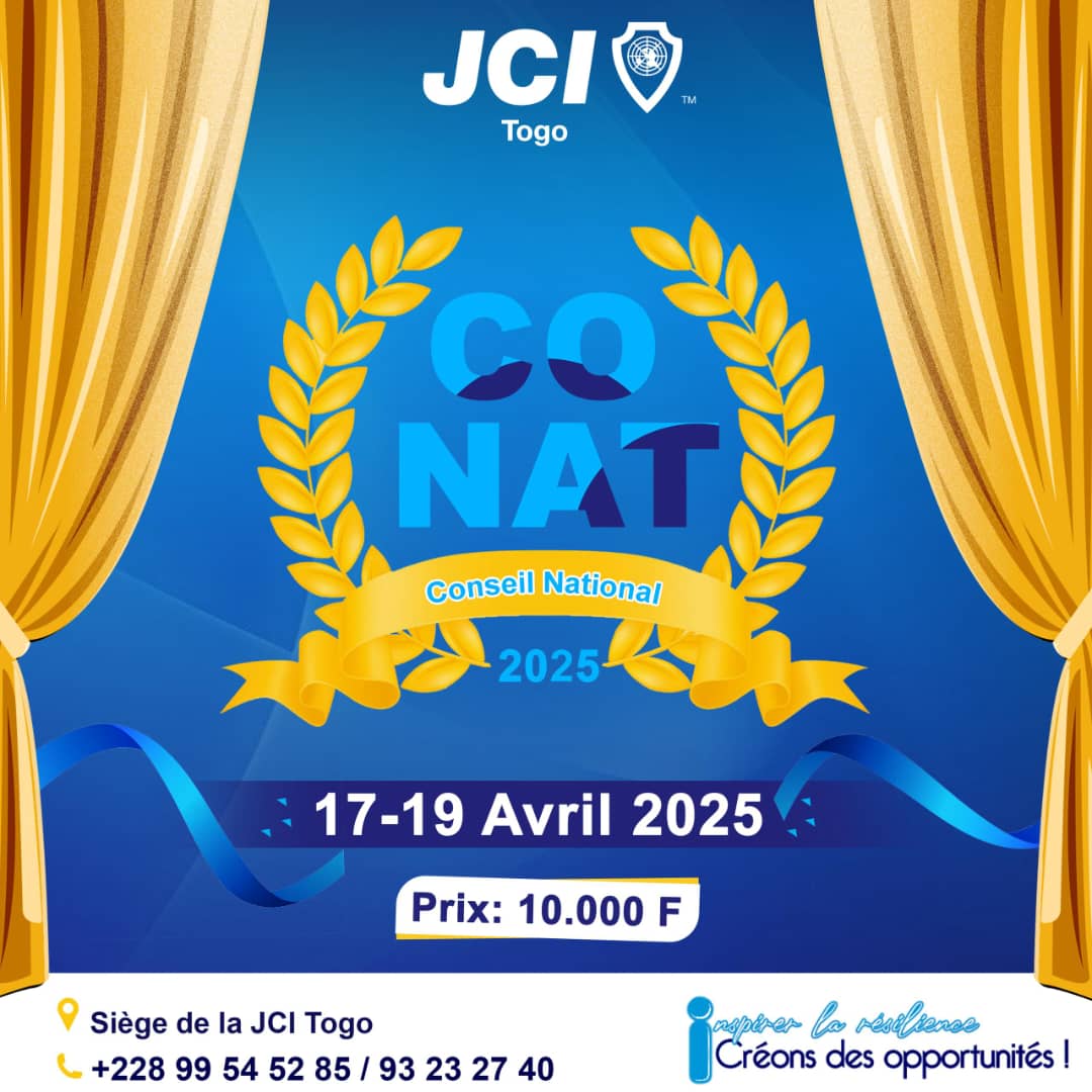 Tous à la CONAT 2025 DE LA JCI TOGO